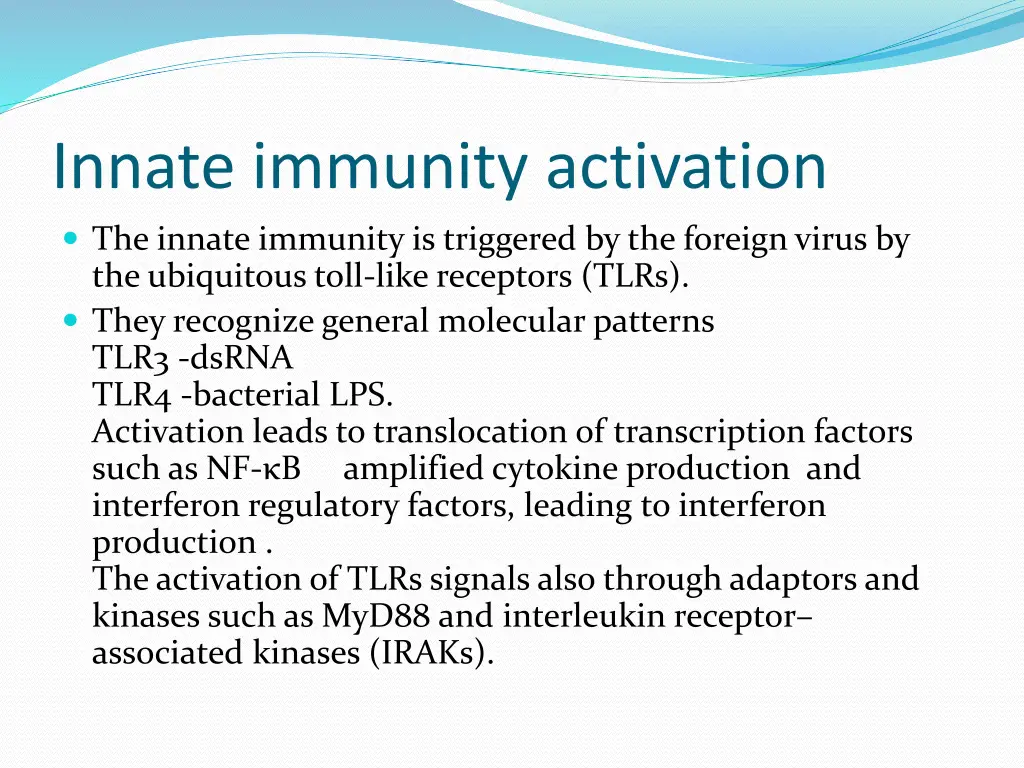 innate immunity activation