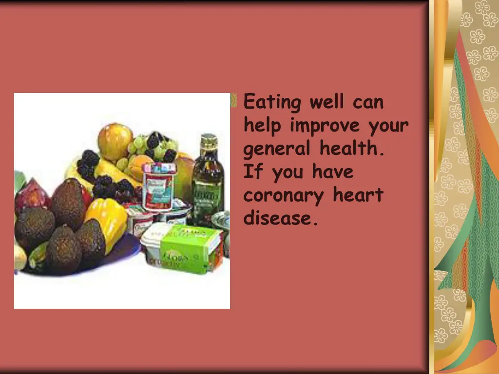 eating well can help improve your general health