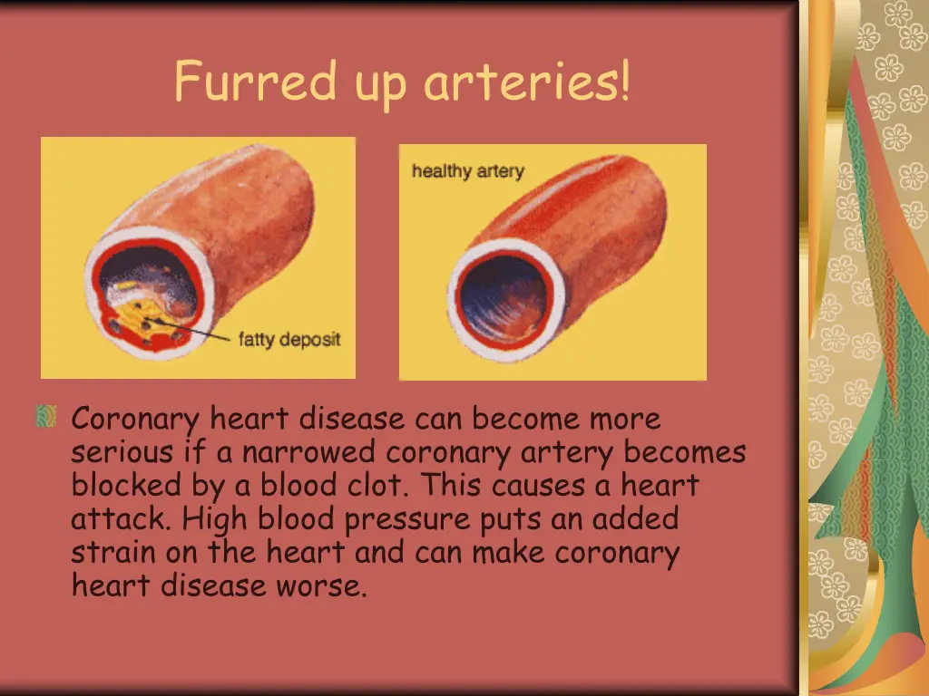 furred up arteries