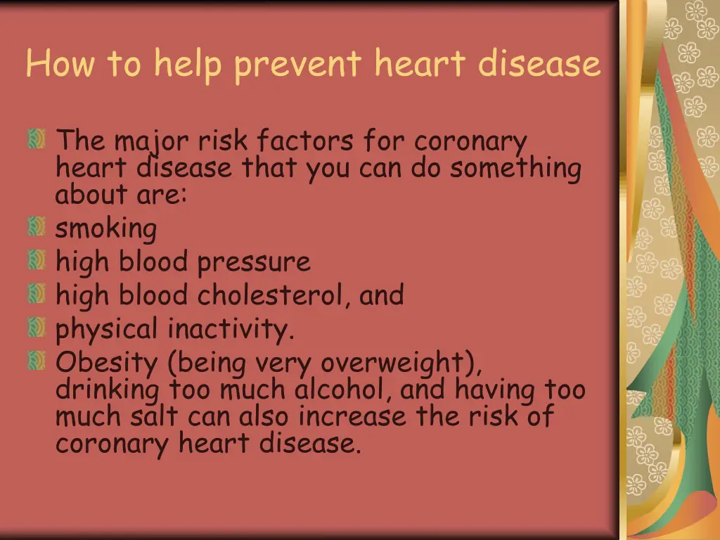 how to help prevent heart disease