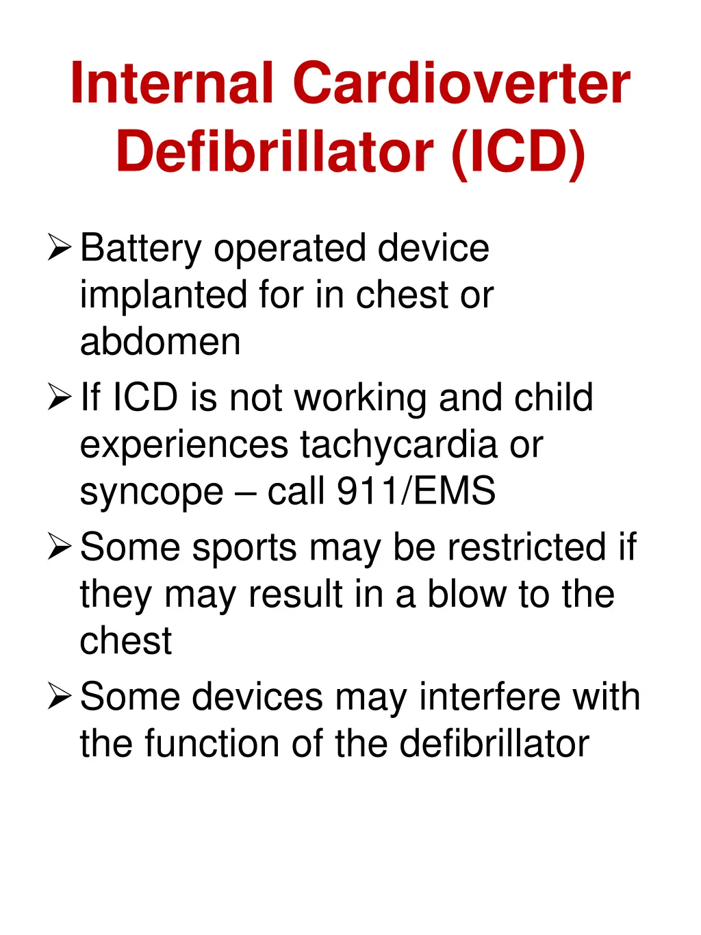 internal cardioverter defibrillator icd 1