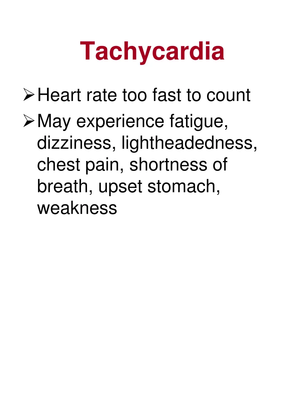 tachycardia