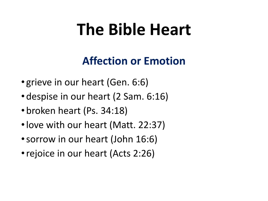 the bible heart 2