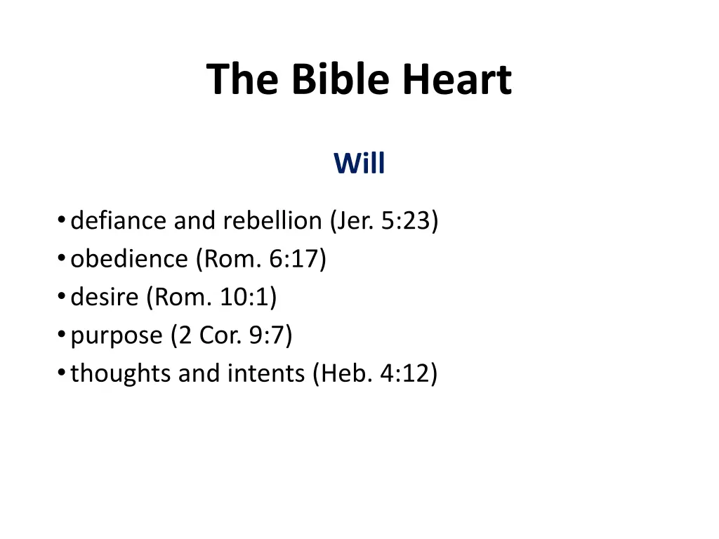 the bible heart 3