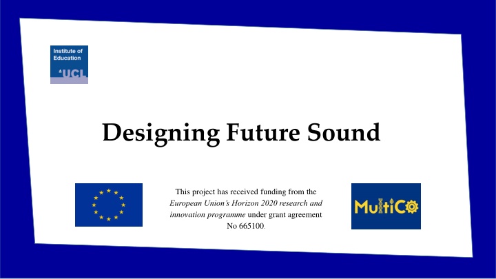 designing future sound