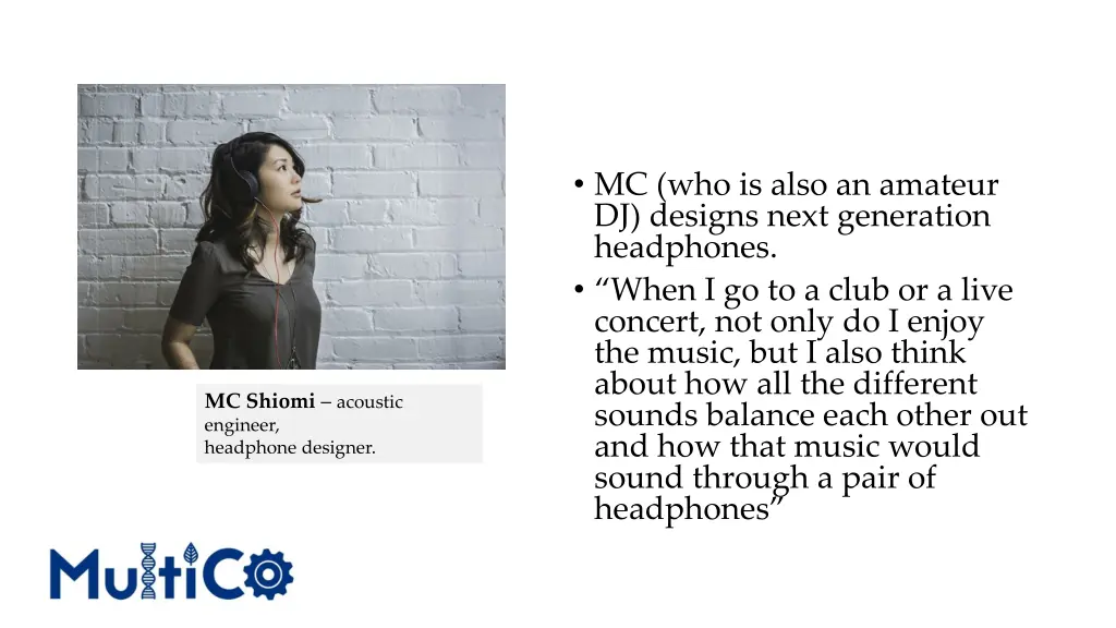 mc who is also an amateur dj designs next