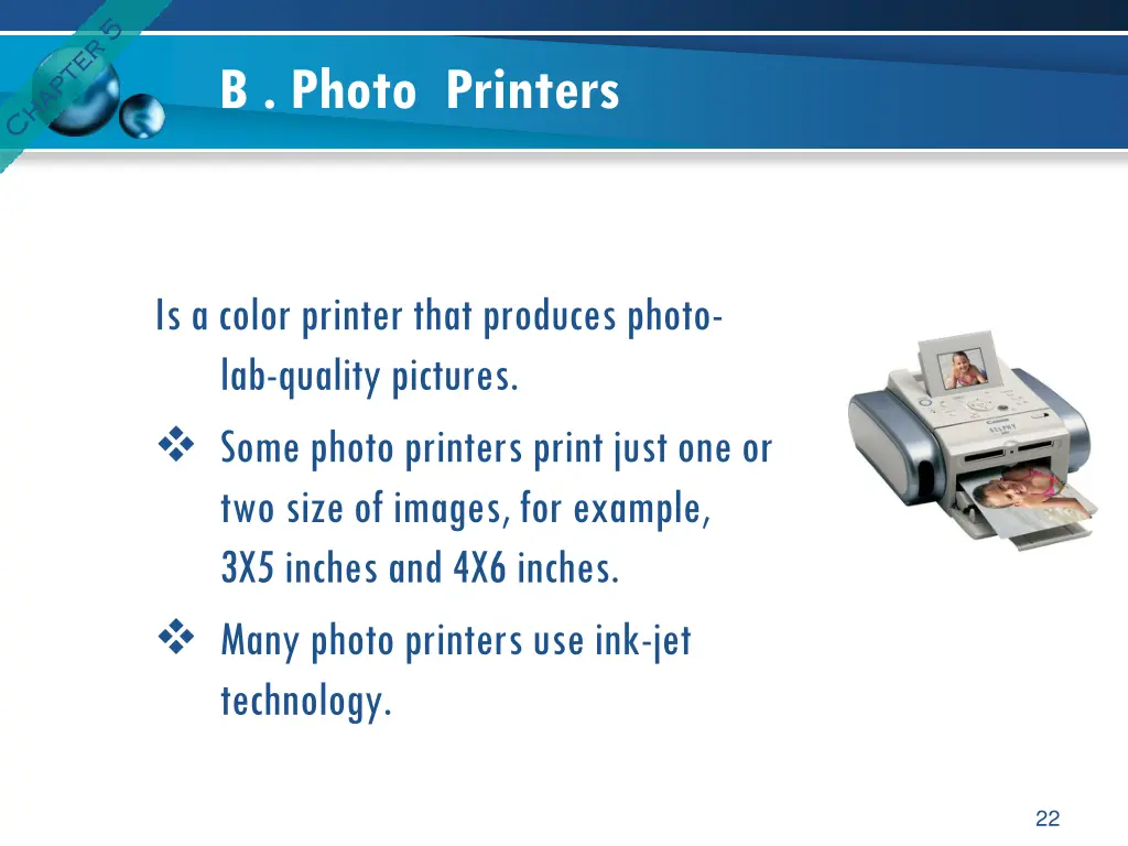 b photo printers