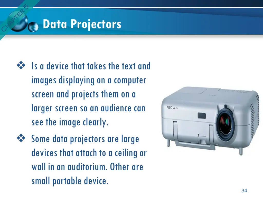 data projectors