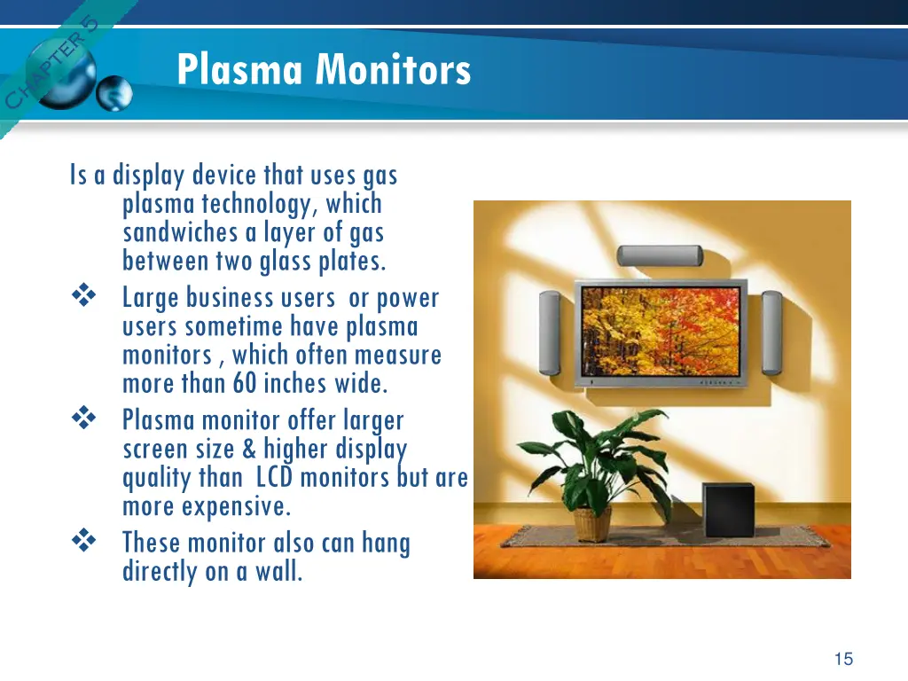 plasma monitors