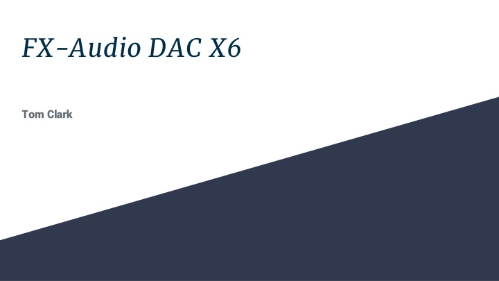 fx audio dac x6