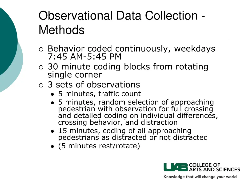 observational data collection methods