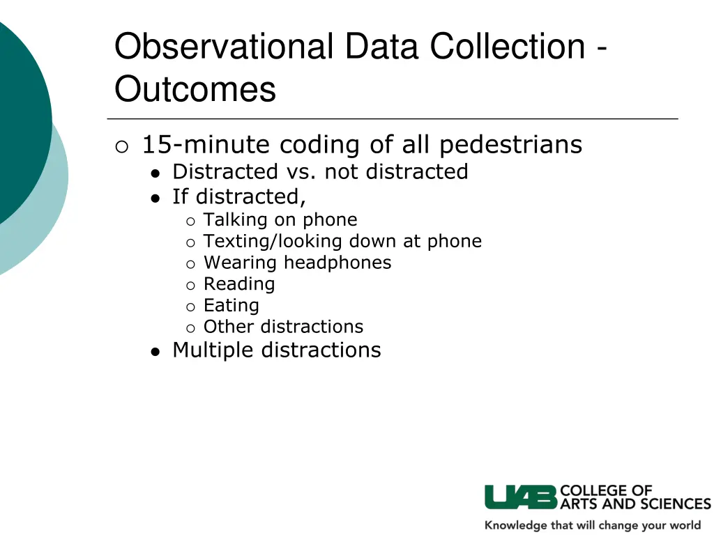 observational data collection outcomes 1