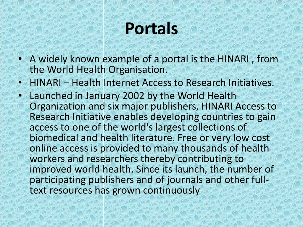 portals