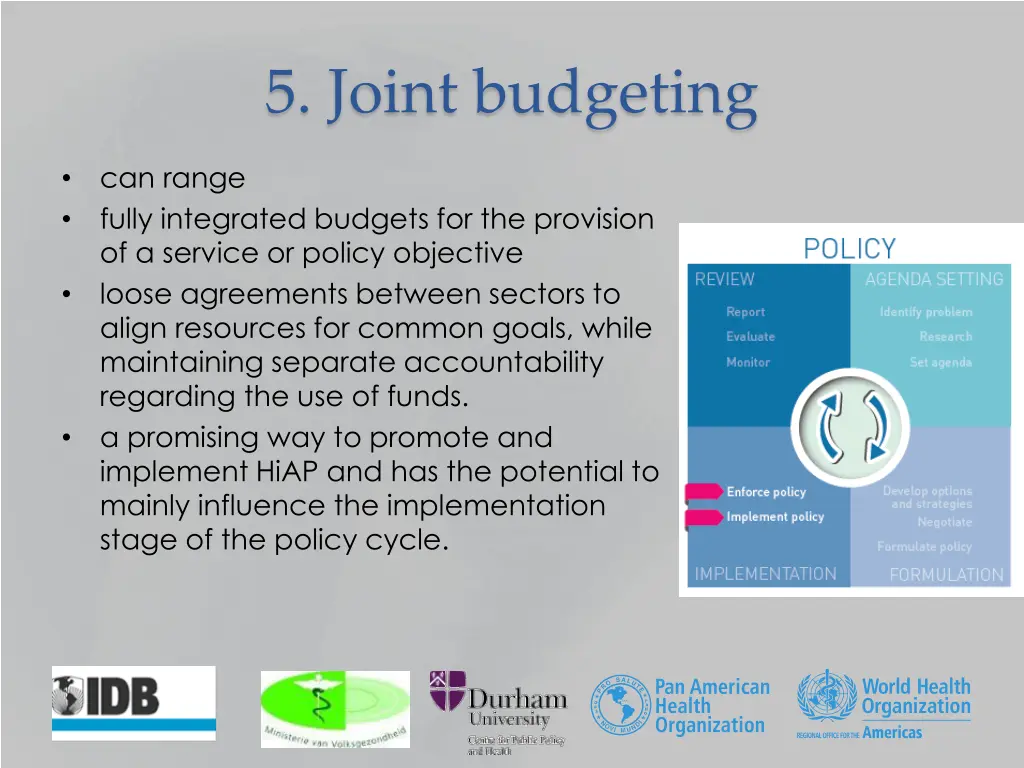 5 joint budgeting