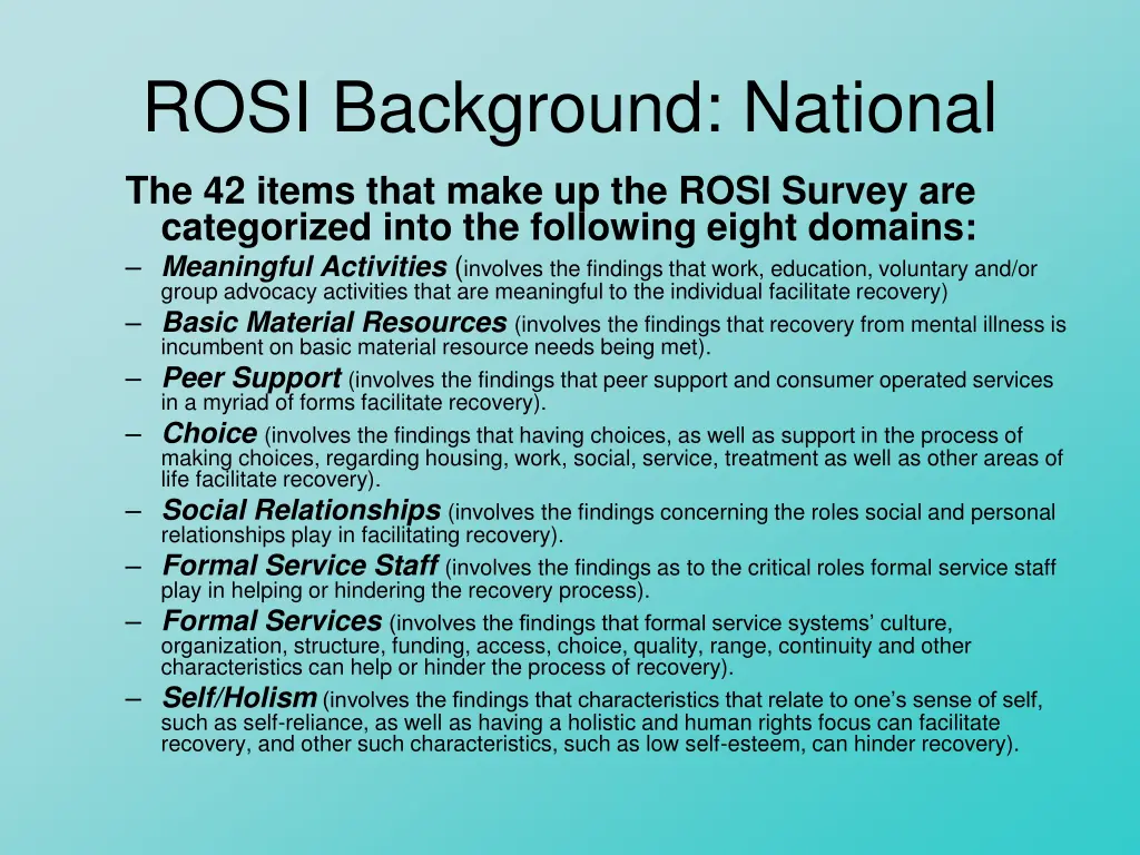 rosi background national