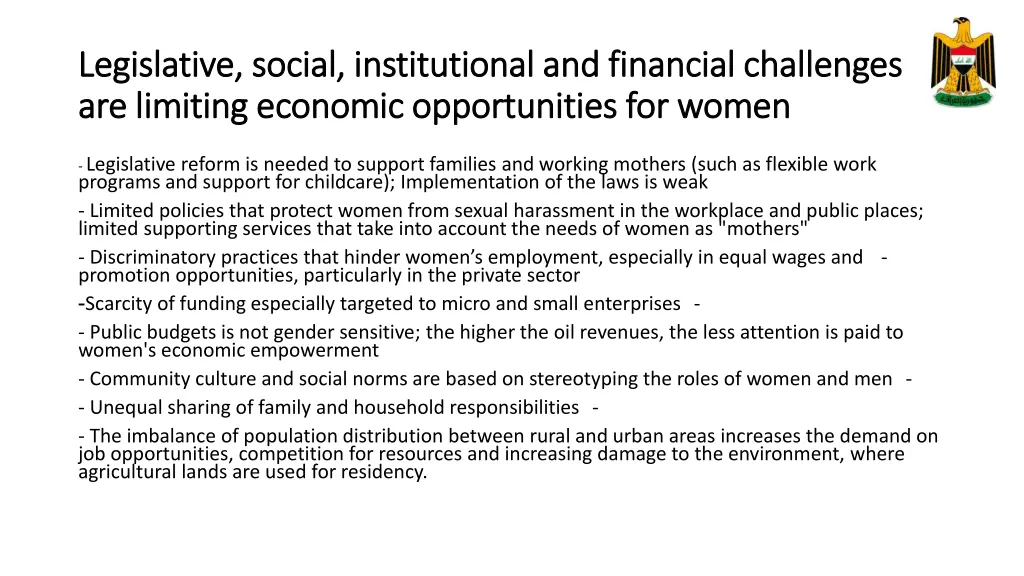 legislative social institutional and financial