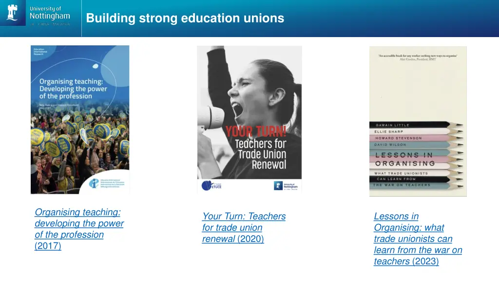 building strong education unions