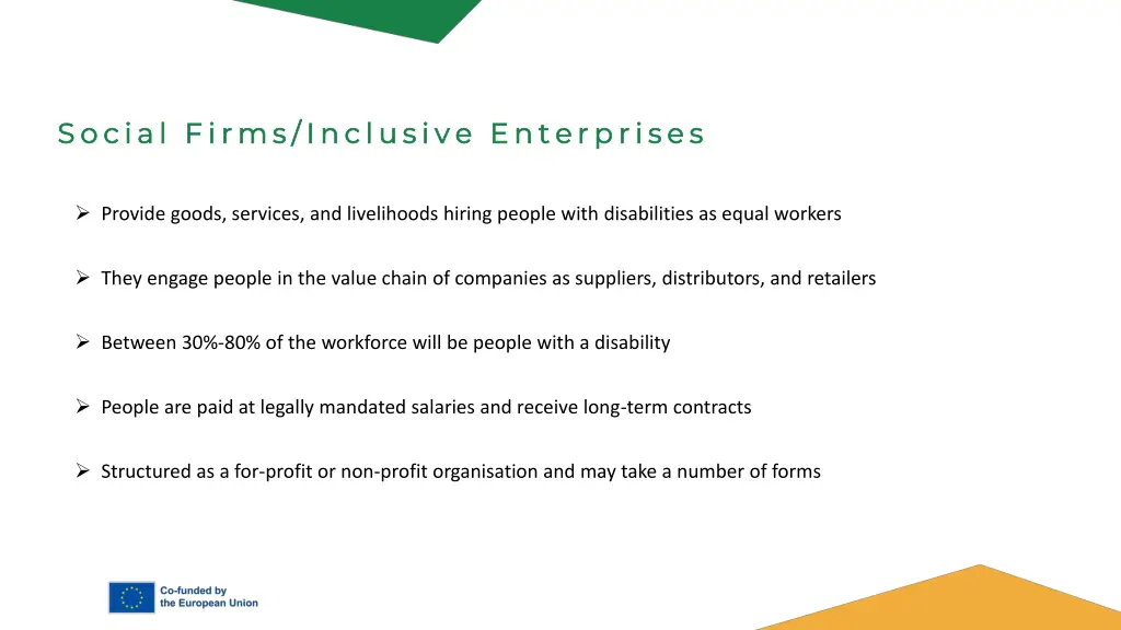 social fi rms inclusive enterprises social