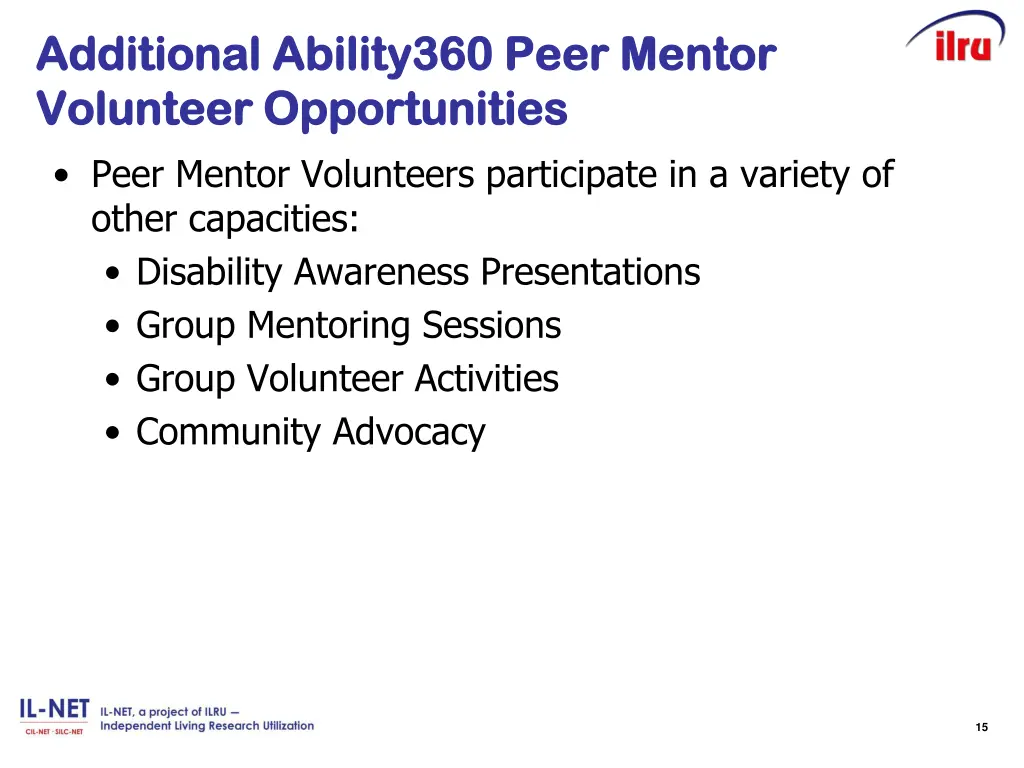 additional additional ability360 volunteer