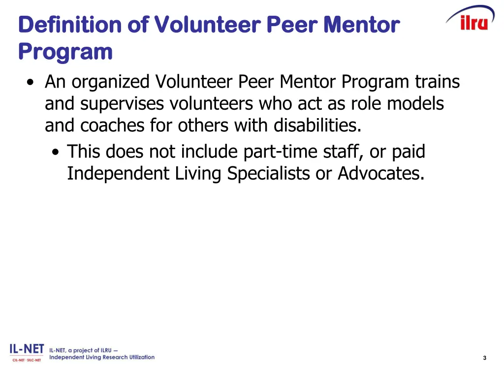 definition of volunteer peer mentor definition