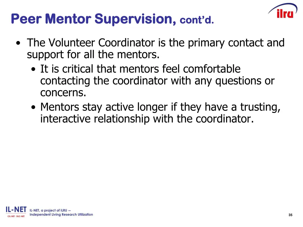 peer peer mentor mentor supervision supervision