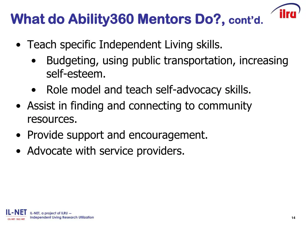 what do what do ability360 ability360 mentors do 1