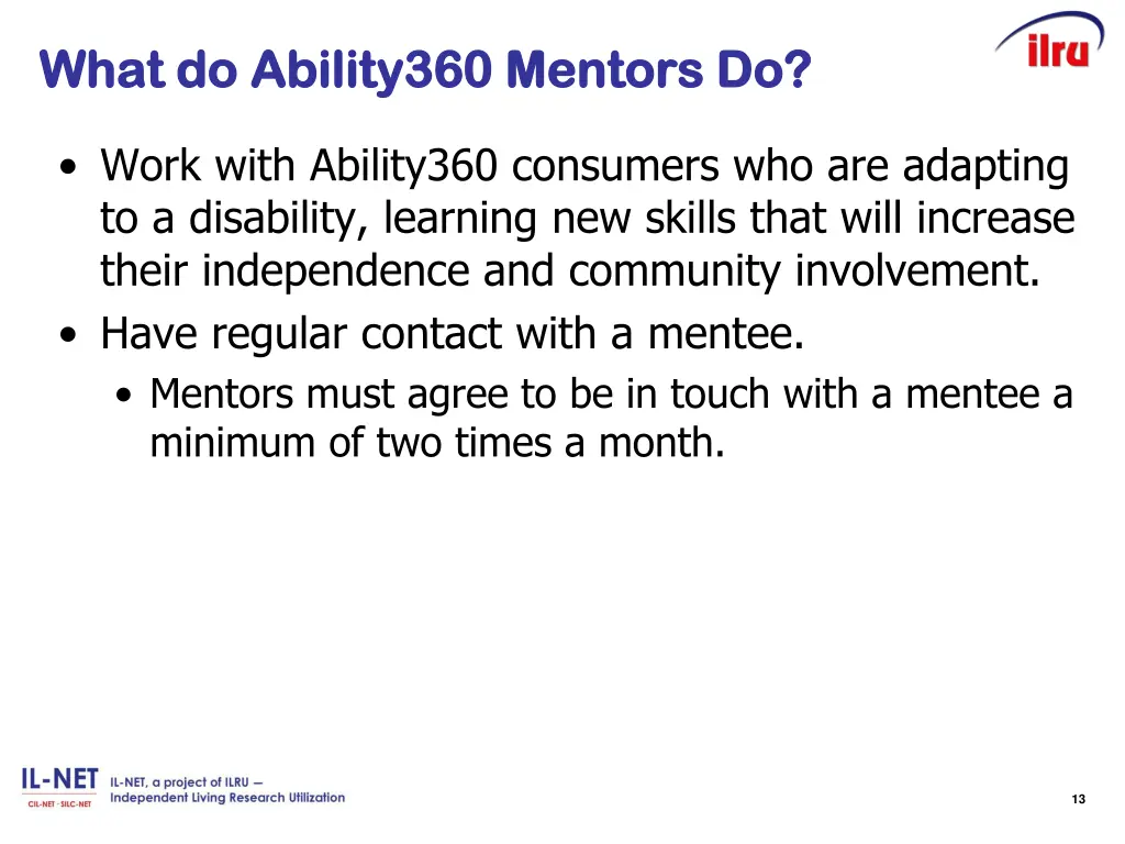 what do what do ability360 ability360 mentors do