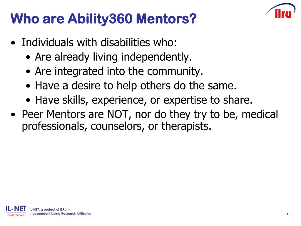 who are who are ability360 ability360 mentors