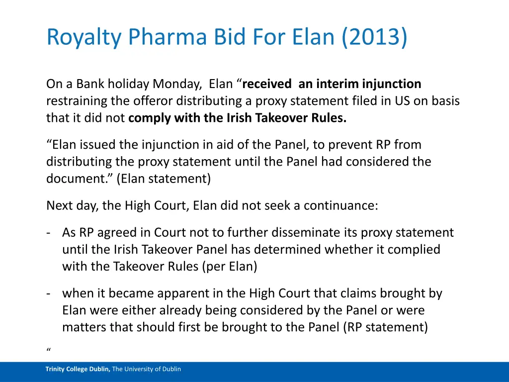 royalty pharma bid for elan 2013