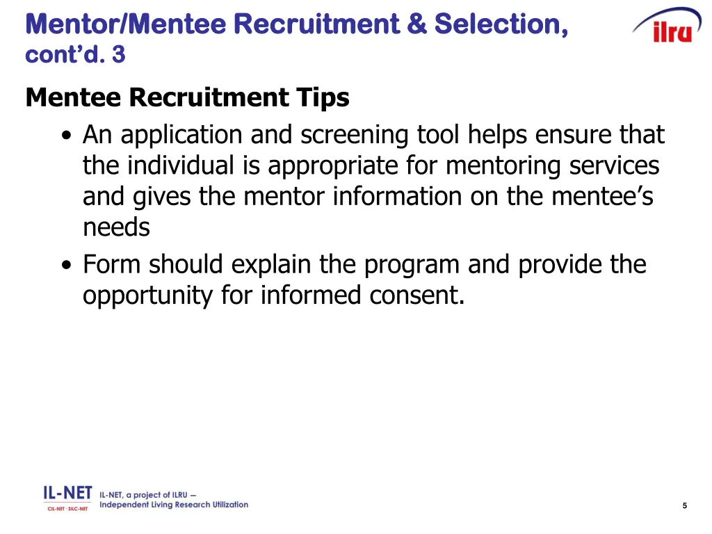 mentor mentee recruitment selection mentor mentee 3