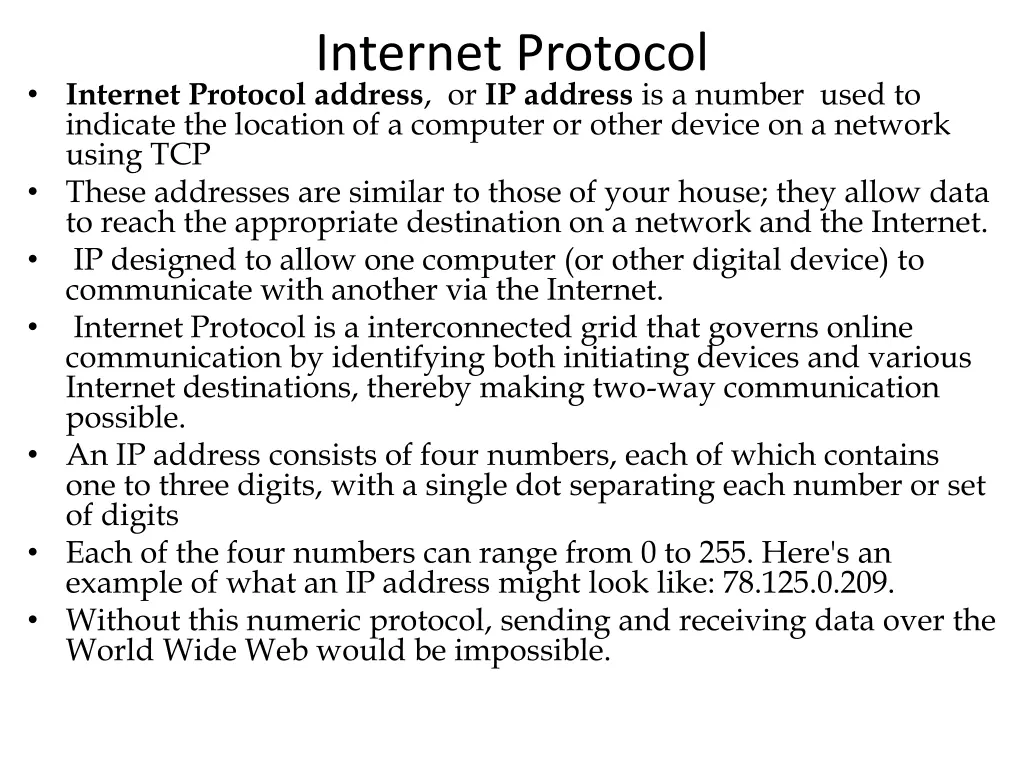 internet protocol