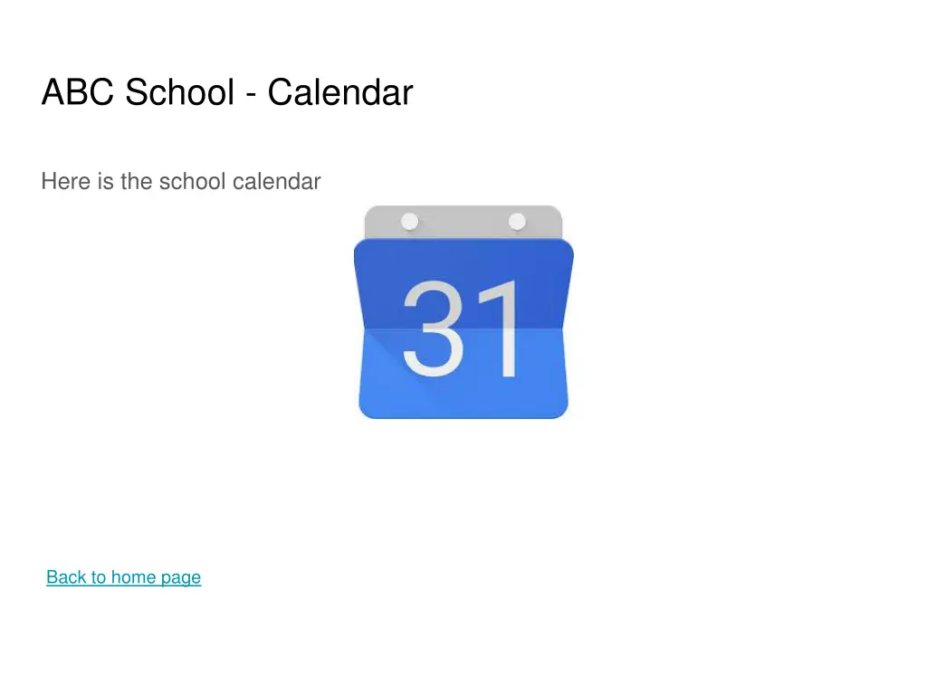 abc school calendar