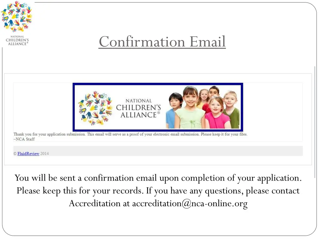 confirmation email 1