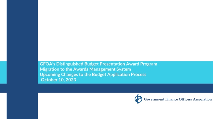 gfoa s distinguished budget presentation award