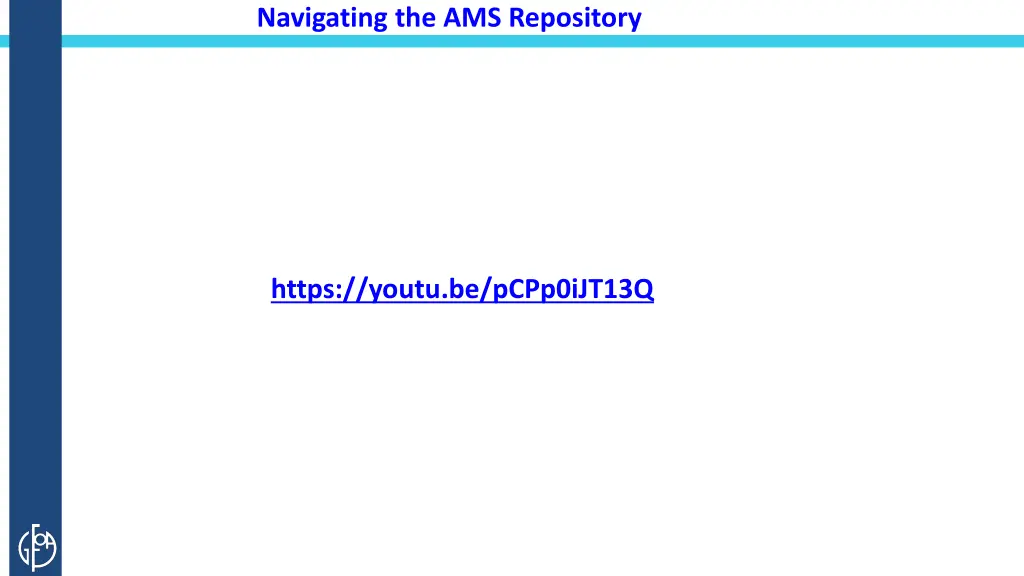 navigating the ams repository