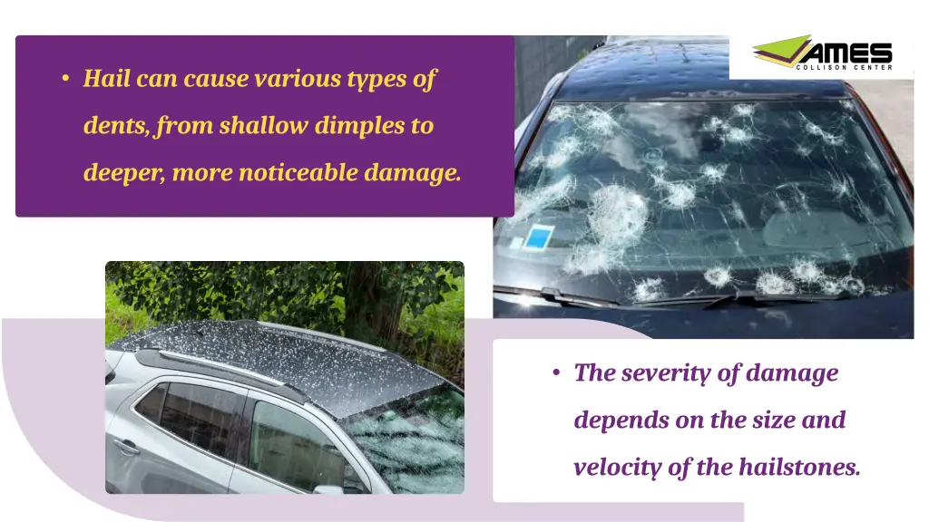 hail can cause various types of