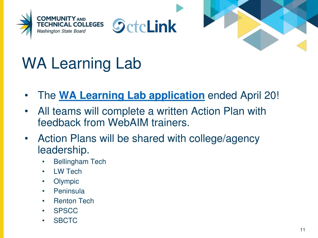 wa learning lab