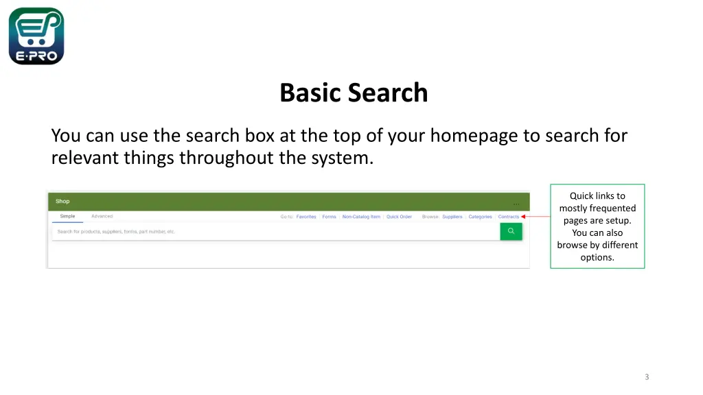 basic search