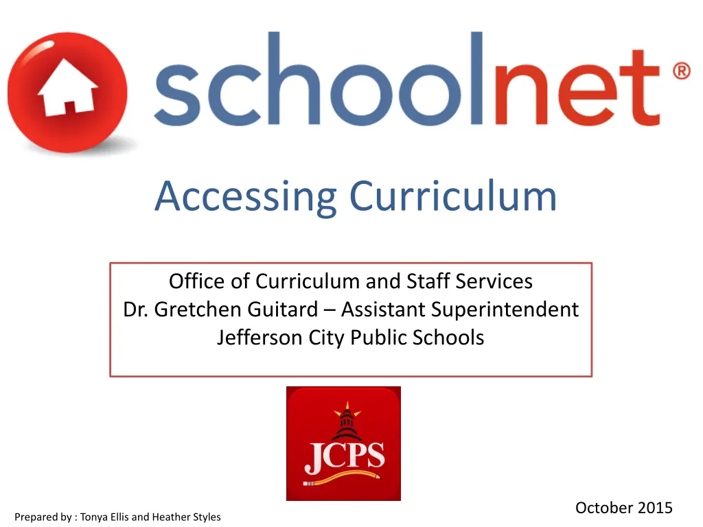 accessing curriculum 1