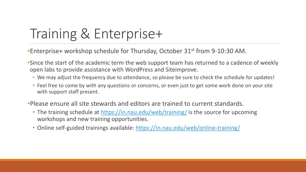 training enterprise