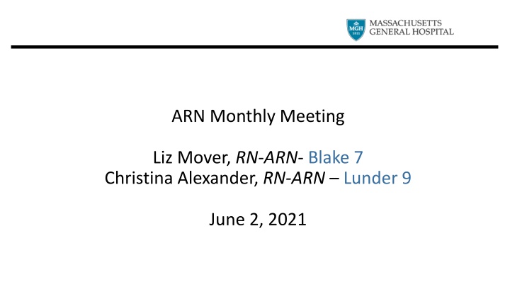 arn monthly meeting