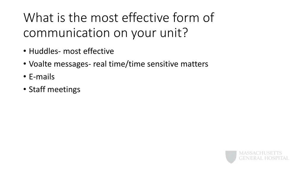 what is the most effective form of communication