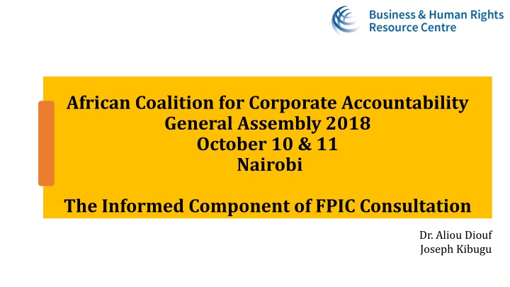 african coalition for corporate accountability