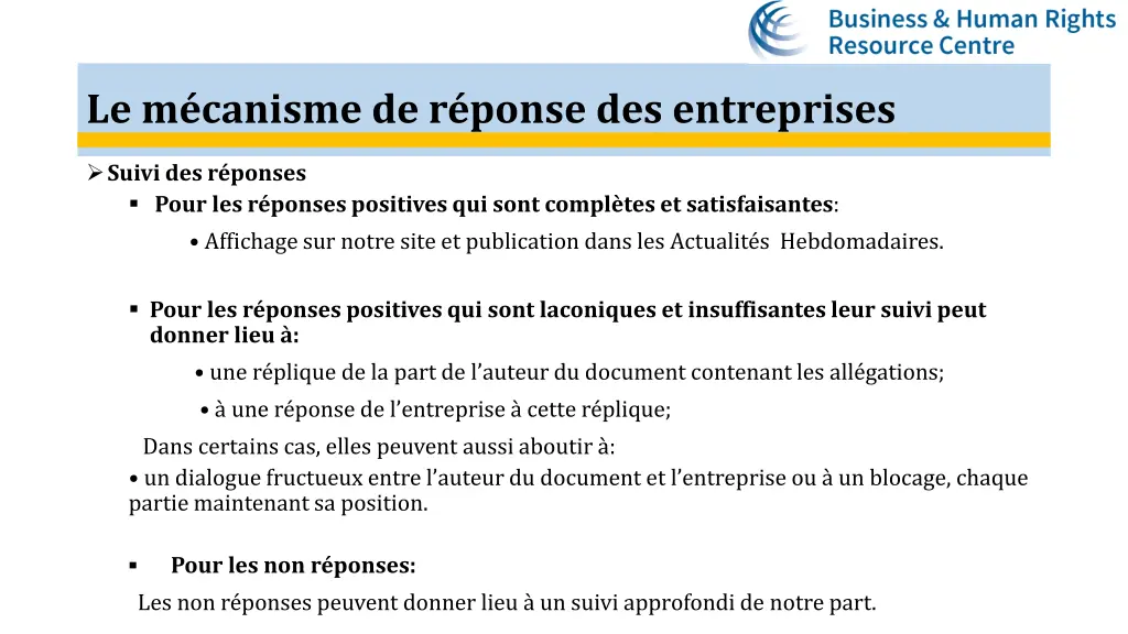 le m canisme de r ponse des entreprises 2