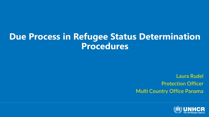 due process in refugee status determination