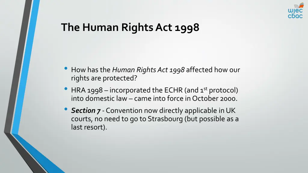 the human rights act 1998