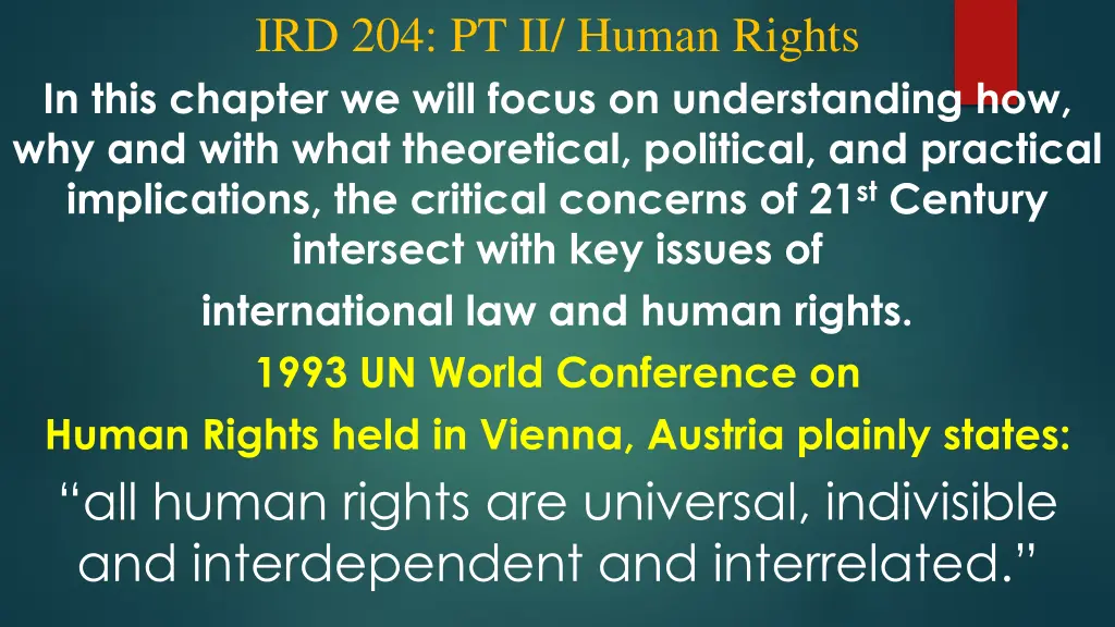 ird 204 pt ii human rights in this chapter