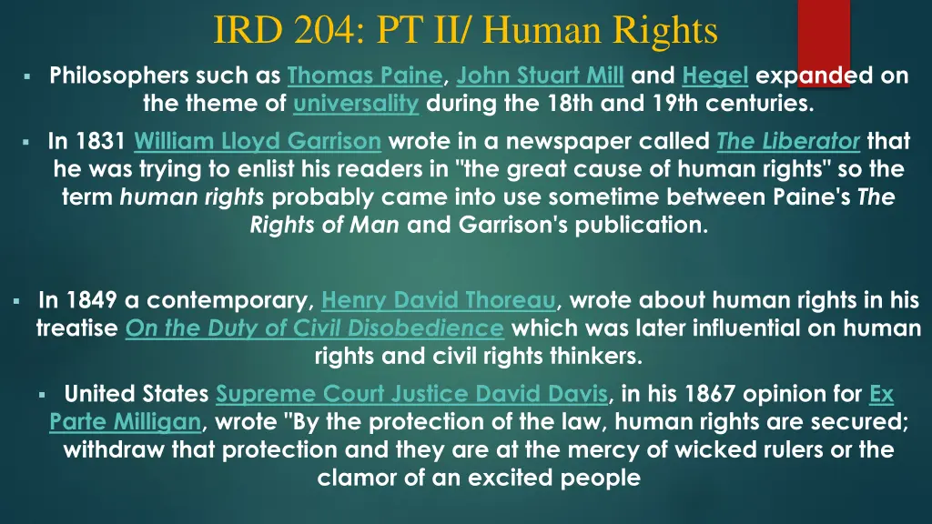 ird 204 pt ii human rights philosophers such