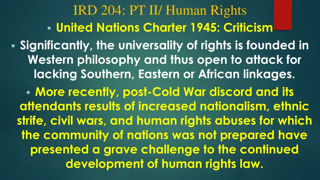 ird 204 pt ii human rights united nations charter 1