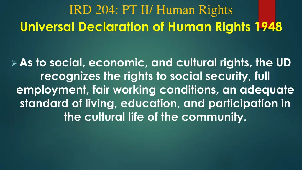 ird 204 pt ii human rights universal declaration 3